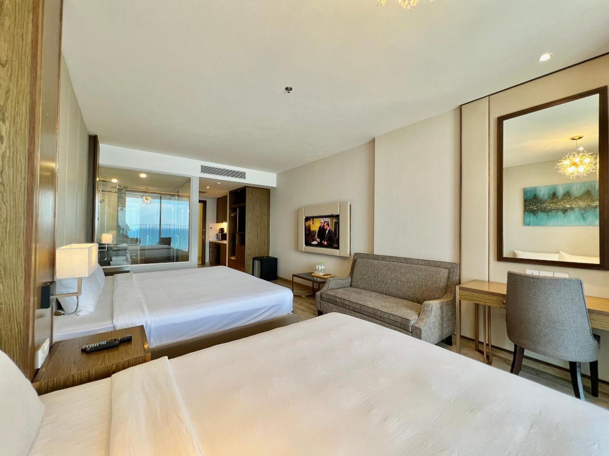 الشقق الفندقية Panorama Sky Blue نها ترانج المظهر الخارجي الصورة
