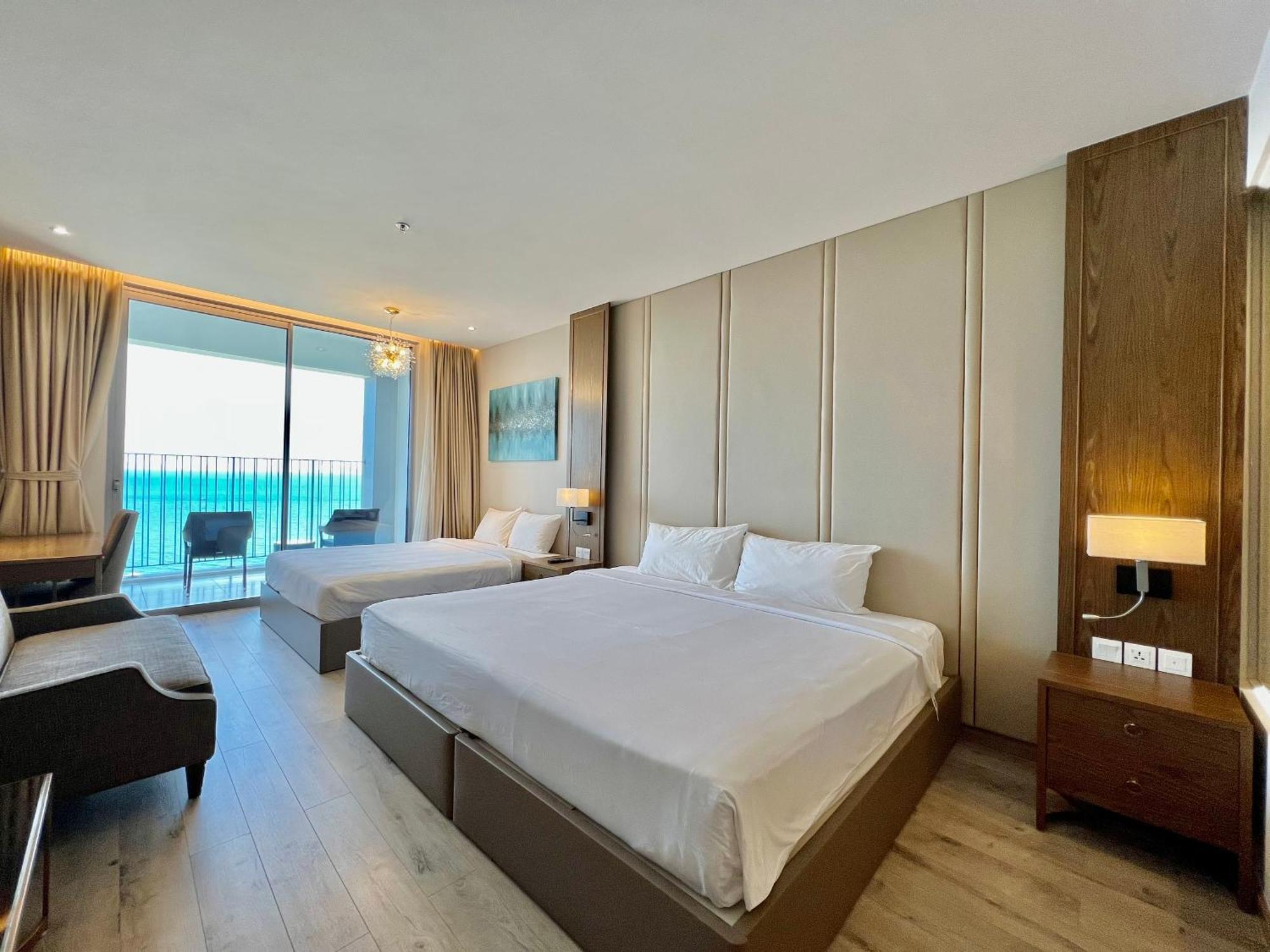 الشقق الفندقية Panorama Sky Blue نها ترانج المظهر الخارجي الصورة