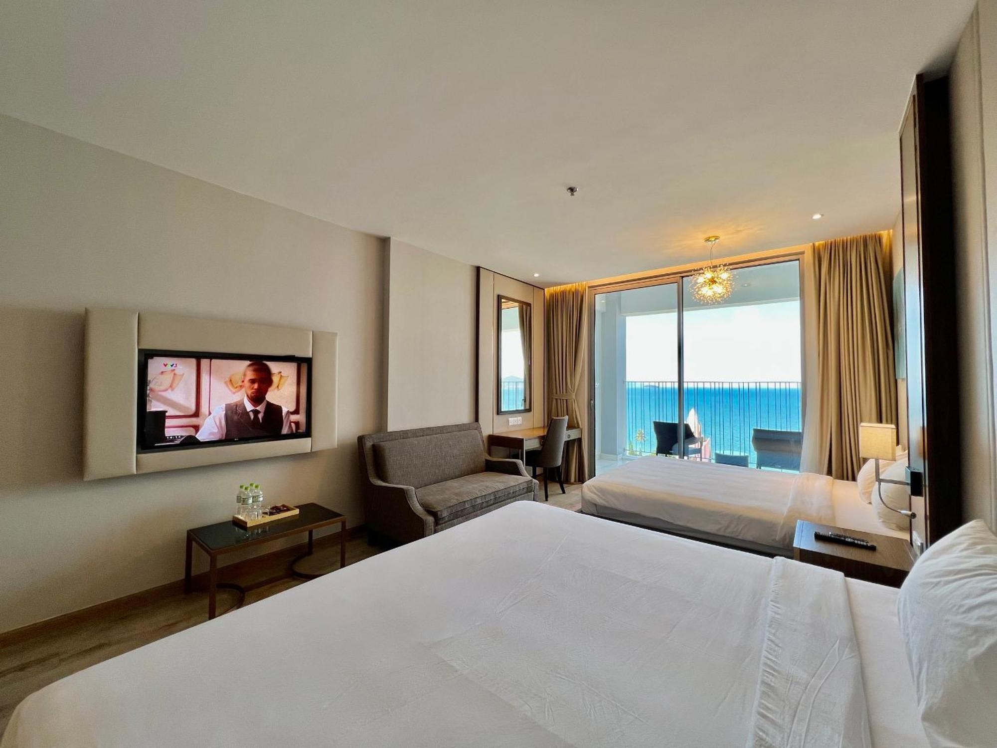الشقق الفندقية Panorama Sky Blue نها ترانج المظهر الخارجي الصورة