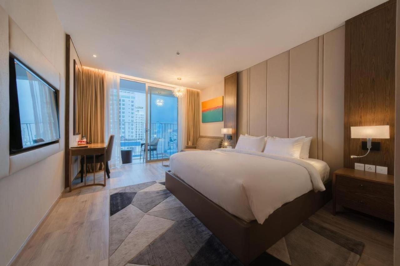 الشقق الفندقية Panorama Sky Blue نها ترانج المظهر الخارجي الصورة